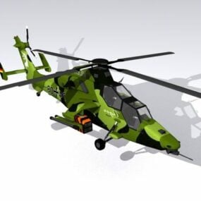 3д модель вертолета немецкой армии Тигр