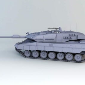 German Leopard 2a6 Tank 3d model