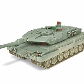 German Leopard Tank 3d model