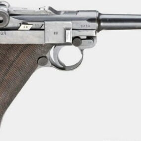 Alman Luger Tabancası 3D modeli