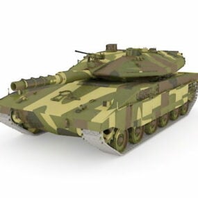 Model 3d Reka Bentuk Baharu Tank Harimau Jerman