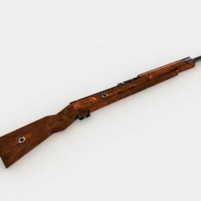 Gewehr 98 Mauser Rifle 3d malli