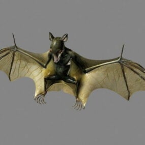 Modelo 3d de morcego gigante