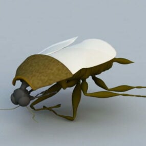 Modello 3d di scarafaggio gigante