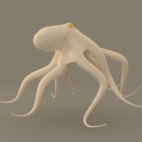 Octopus Underwater Animal 3d-modell