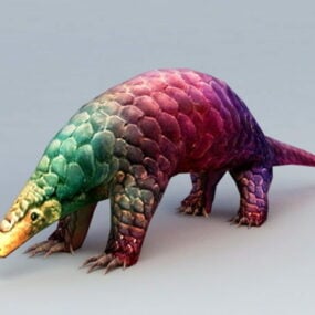 Giant Pangolin Rigged 3d model