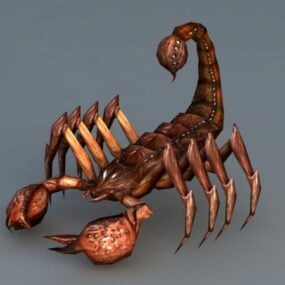 Lava Scorpion Insect 3d model