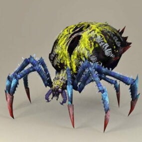 Modello 3d del ragno gigante