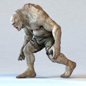 Riesiges Zombie-Monster 3D-Modell