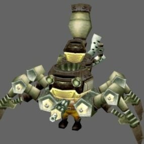 Character Giant Mechanical Spider 3d-modell