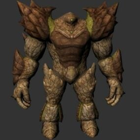 Modelo 3D do Monstro Gigante