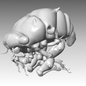 Giant Monster Bug Character 3d model