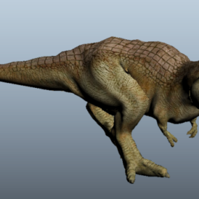 Piste de dinosaure modèle 3D