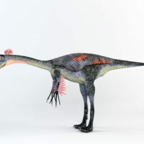 Gigantoraptor Dinosaur Rig 3d-modell