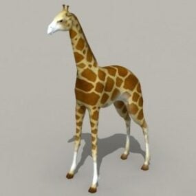 Giraffe Animal 3d malli