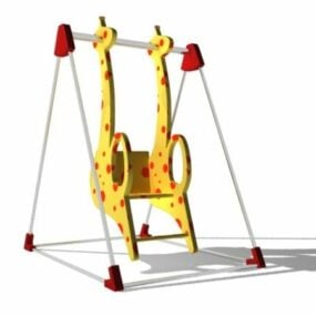 3d модель гойдалки жирафа