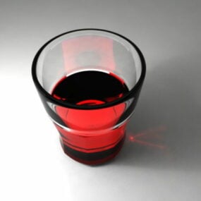 Glass Of Wine 3d model