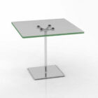 Glass Top Small Side Table