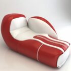 Modern Glove Shape Chaise Lounge