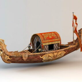 贡多拉船3d模型