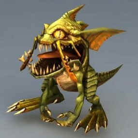 مدل Gorloc Monster 3d