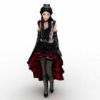 Gothic Girl Character