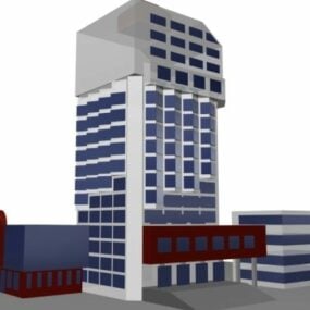 सरकारी कार्यालय भवन 3डी मॉडल