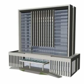 3D model budovy vládních úřadů