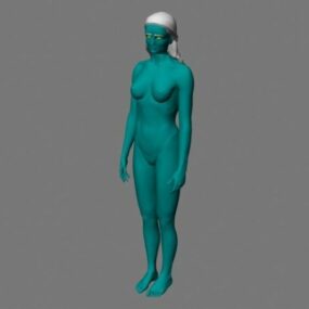 Greek Woman Character 3d model