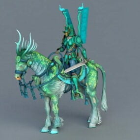 绿骑士3d模型