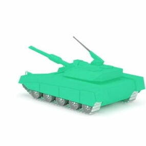 نموذج الدبابة العسكرية الغربية ثلاثي الأبعاد