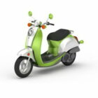 Zelená moped
