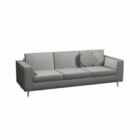 Grey Cloth Sofa Settee
