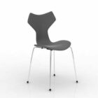 Grey Plastic Coffee Chair