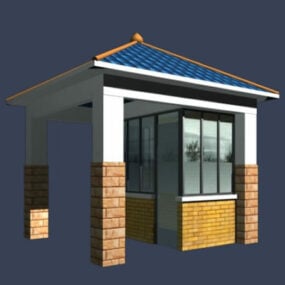 Guard House Building 3d-modell