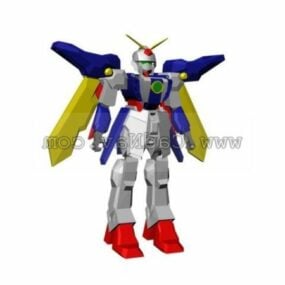 Modello 3D del robot Gundam