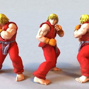 Guy Final Fight Street Fighter 3d-modell