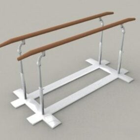 Jimnastik Paralel Çubuk 3D model