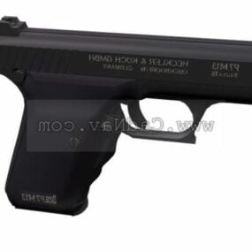Pistoletowy pistolet laserowy Model 3D