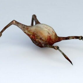 Crabe de tête demi-vie modèle 3D