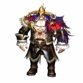 Half Giant Warrior Character 3d model