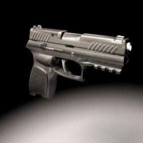 مسدس سلاح نموذج 3D
