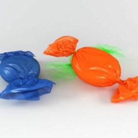 3d модель Lollipop Candy Food