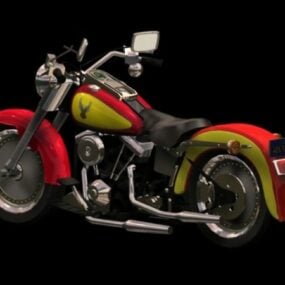 Harley-davidson Flstf Fat Boy 3d-modell