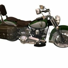 Mô hình 3d Harley-davidson Flsts Heritage Springer