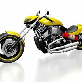 Model 3D Harley-davidson V-rod
