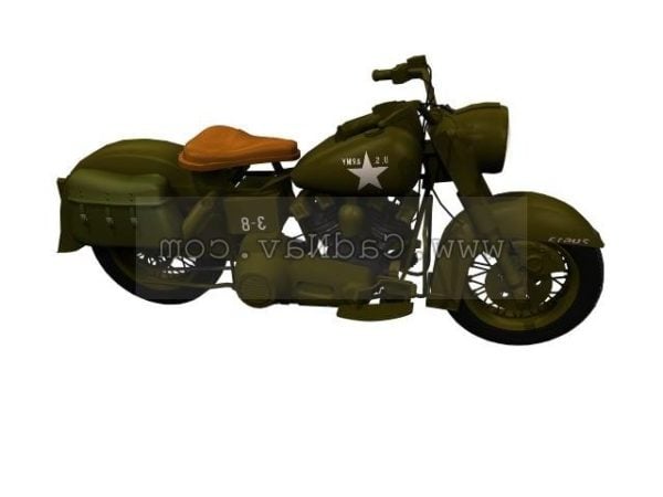 Harley Davidson militaire motorfiets