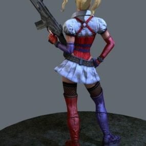 Harley Quinn Character Character 3d model