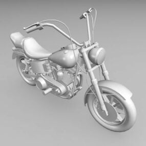 Τρισδιάστατο μοντέλο μοτοσυκλέτας Harley
