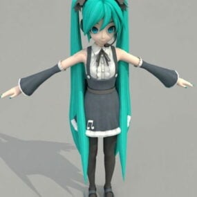 Hatsune Miku modèle 3D